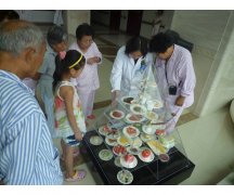 河南省人民醫(yī)院1.5米膳食寶塔使用現(xiàn)場