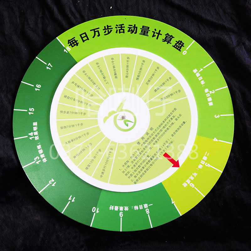 每日萬步活動量計算盤